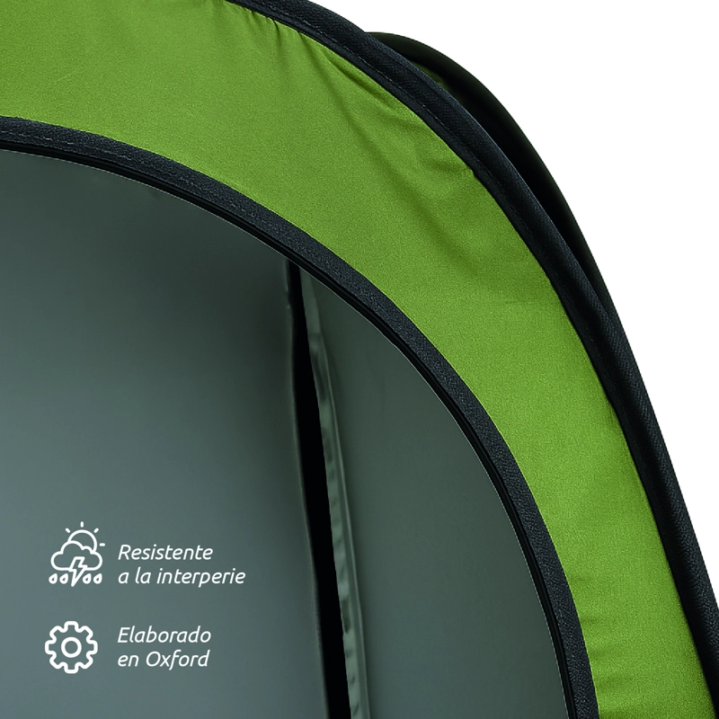 Carpa Probador y Baño Químico Portátil con Ducha Solar para Camping - 5