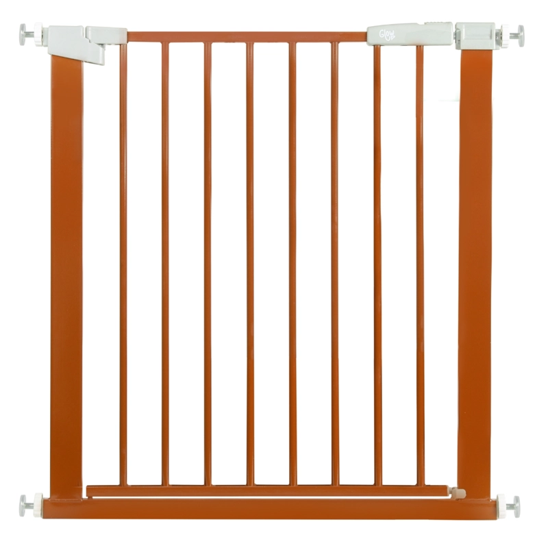 REJA SEGURIDAD GLOWUP R6754 ACERO CAFE ESCALERA PUERTA BEBÉS Y MASCOTAS - 1