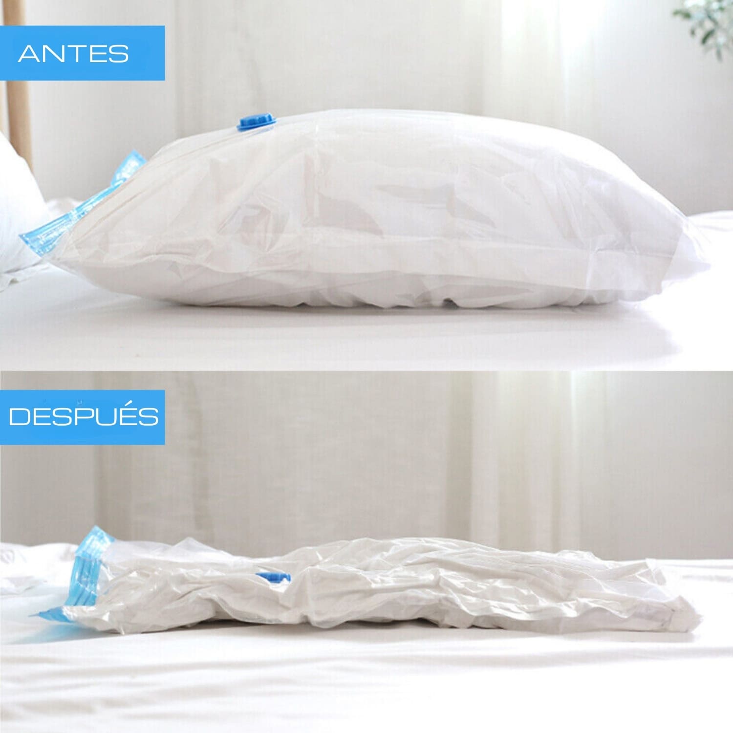 10 BOLSAS VACÍO ROPA SPACE BAGS GRANDE 100X70CM - 4