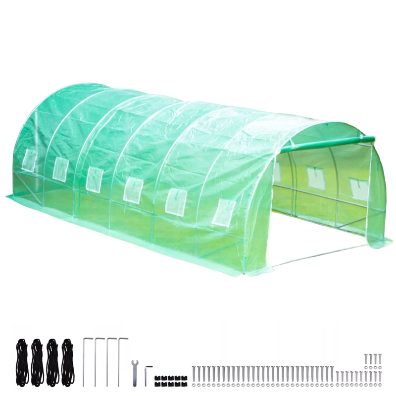 INVERNADERO HOMECLAF ARMABLE TÚNEL 24MT2 8X3X2MTS - 1