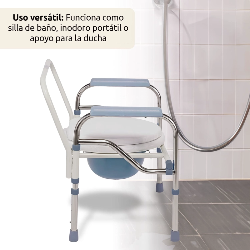 BAÑO PORTÁTIL ACQUI SILLA INODORO ADULTOS - 6
