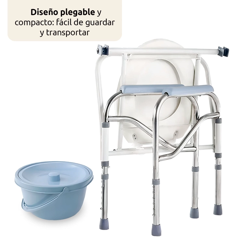 BAÑO PORTÁTIL ACQUI SILLA INODORO ADULTOS - 7