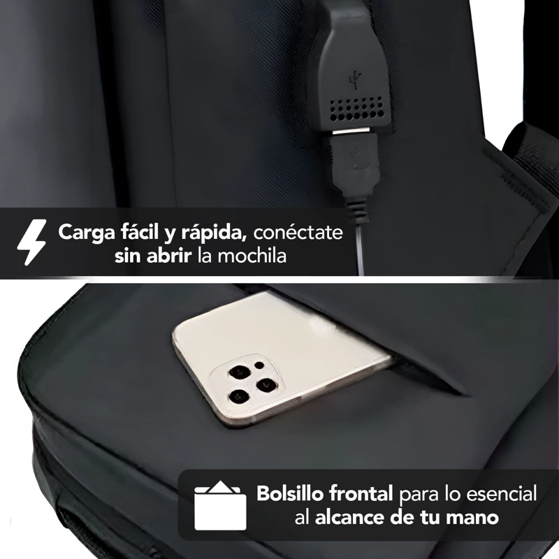 MOCHILA URBAN SHIELD PRO HOMBRE MUJER VIAJE TRABAJO MIGLÚ - 6