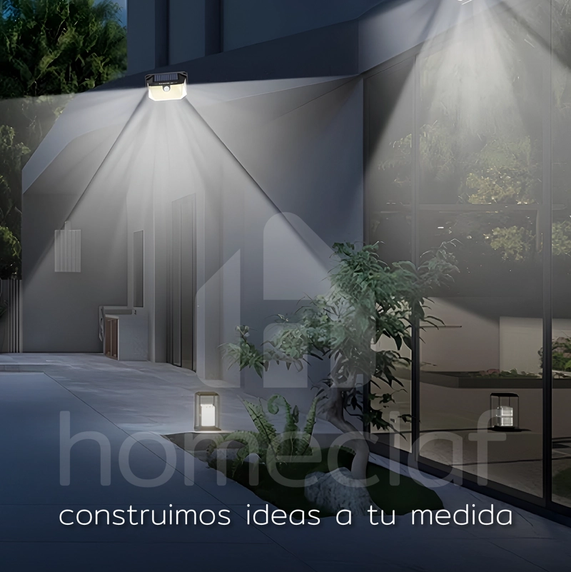 FOCO SOLAR 178 LED EXTERIOR CON SENSOR MOVIMIENTO HOMECLAF - 9