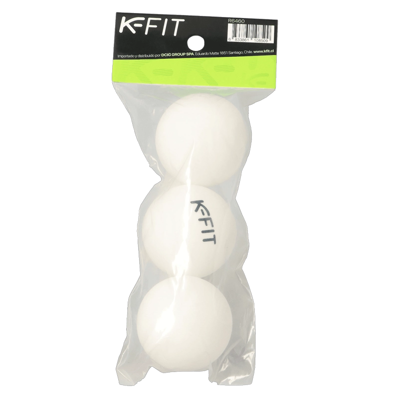 3 PELOTAS DE PING PONG TENIS DE MESA 100*40+ KFIT - 3