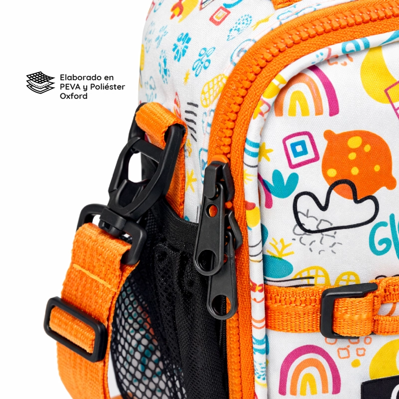 LONCHERA TÉRMICA NIÑO NIÑA BOLSO ALMUERZO + MORRAL GLOWUP - 4
