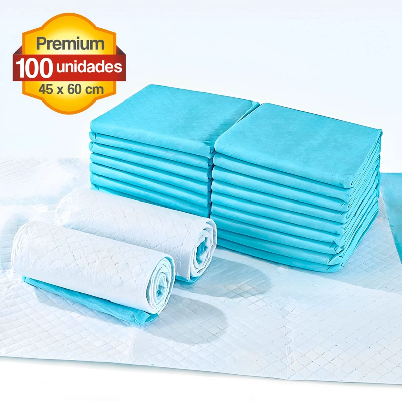 100 SABANILLAS DE CARBONO 45X60 + 12 GUANTES PERROS MASCOTAS - 9
