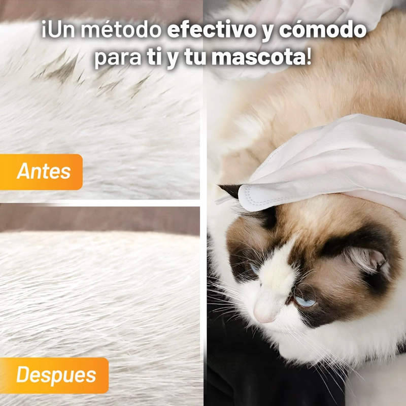 6 GUANTES DE LIMPIEZA PERROS GATOS CUIDADO ESTÉTICA PETWOOW - 7