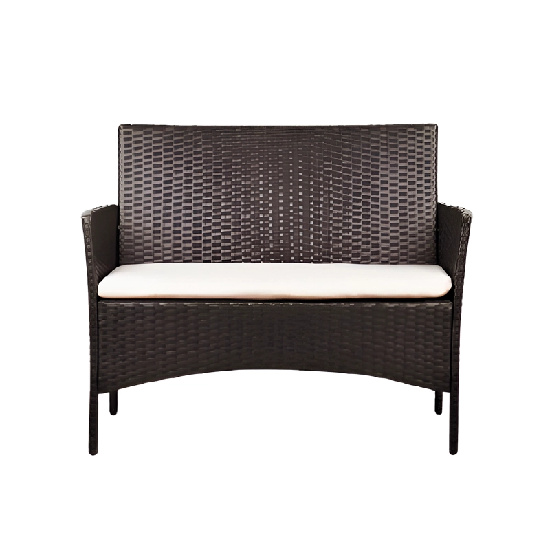 SET JUEGO DE TERRAZA 4PCS MESA SILLAS SILLON RATTAN VINCENZI - 6