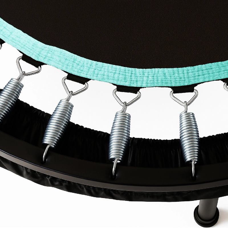 MINI TRAMPOLÍN 4 FT 1.2 MT AERÓBICO FITNESS YOGA Y JUEGOS GLOWUP - 5