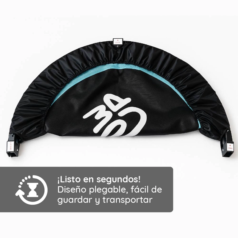 MINI TRAMPOLÍN 4 FT 1.2 MT AERÓBICO FITNESS YOGA Y JUEGOS GLOWUP - 8