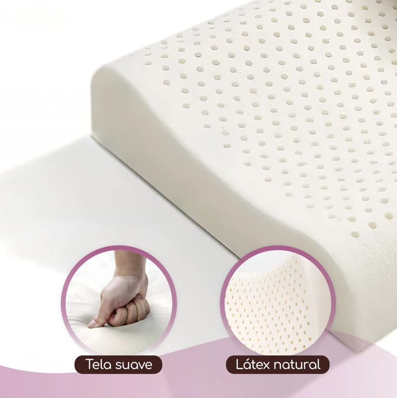 PACK DE 2 ALMOHADAS ORTOPÉDICAS PARA SOPORTE CERVICAL CON ESPUMA MEMORY FOAM - 8