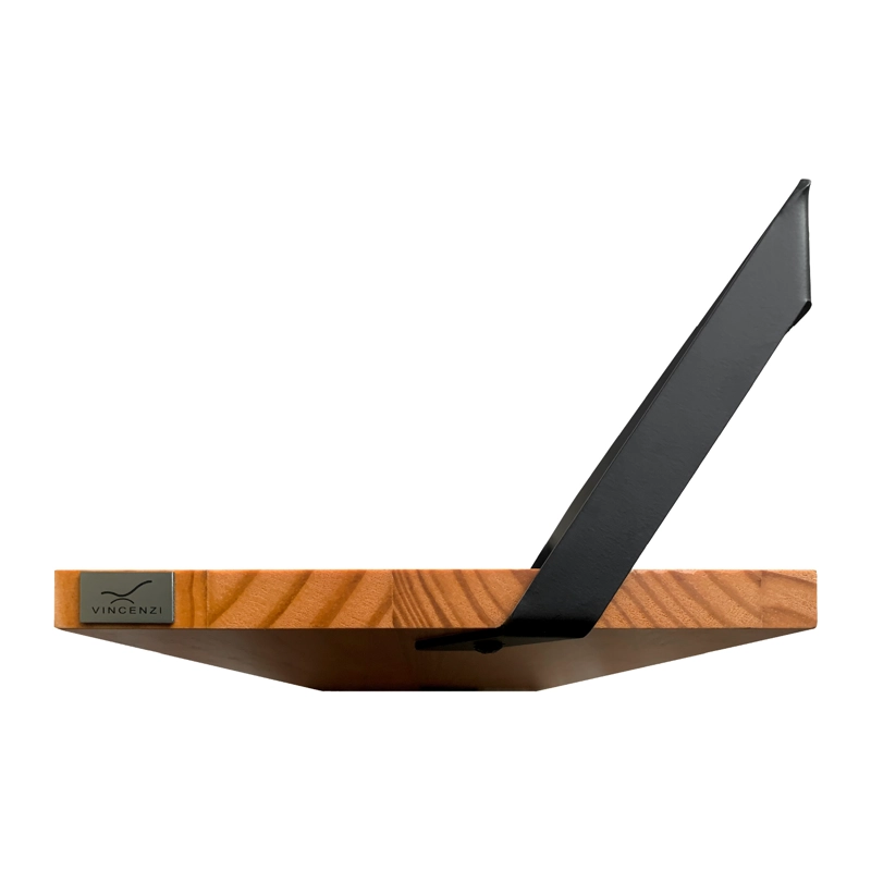 Pack 2 Repisas Soporte Madera y hierro 40x20 cm de Pared - Vincenzi - 4