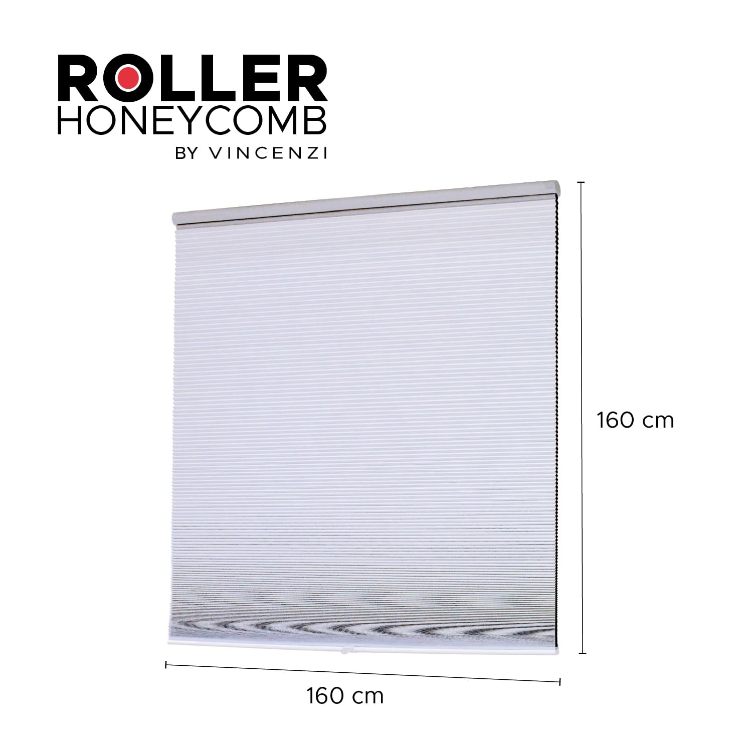 CORTINA HONEYCOMB TERMO-ACÚSTICAS BLANCA 160 X 160 CM - 3