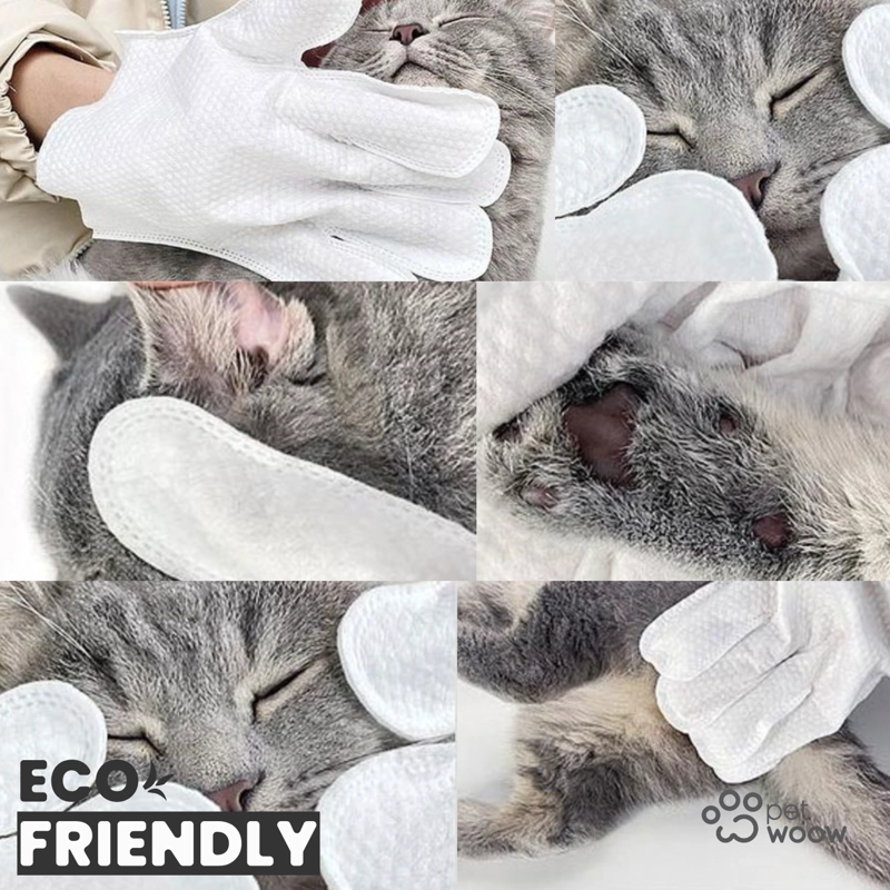 36 GUANTES DE LIMPIEZA PERROS GATOS CUIDADO ESTÉTICA PETWOOW - 4