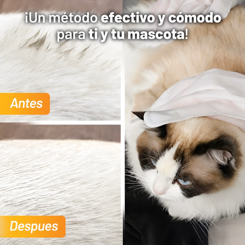 36 GUANTES DE LIMPIEZA PERROS GATOS CUIDADO ESTÉTICA PETWOOW - 8