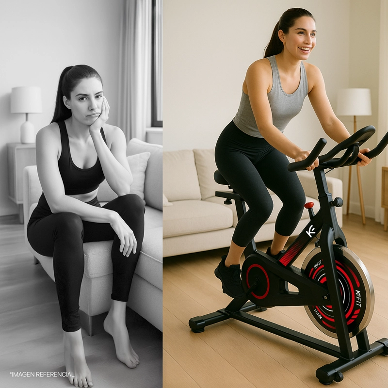 BICICLETA ESTÁTICA SPINNING PROFESIONAL FITNESS STRONG K-FIT - 3