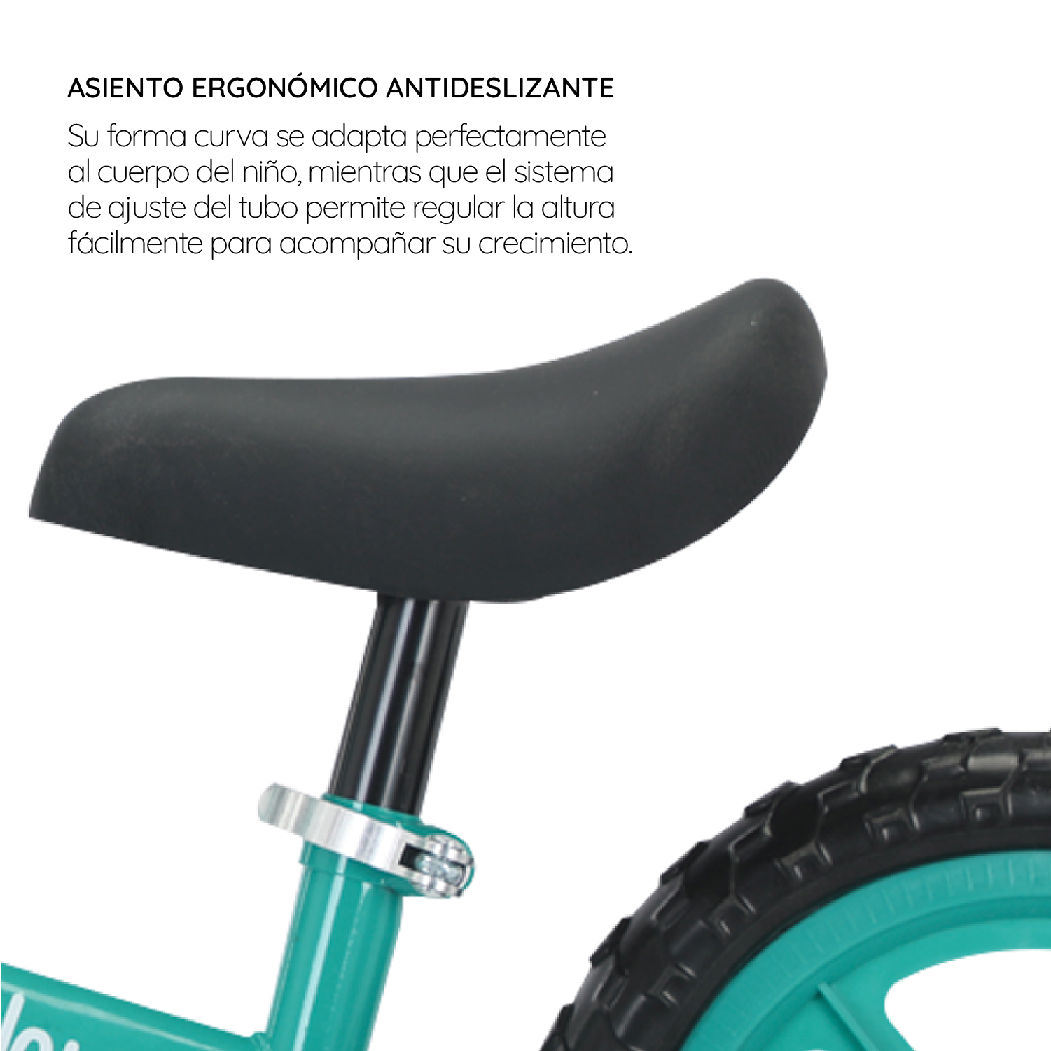 BICICLETA DE EQUILIBRIO INFANTIL LUCIO AZUL GLOWUP - 4