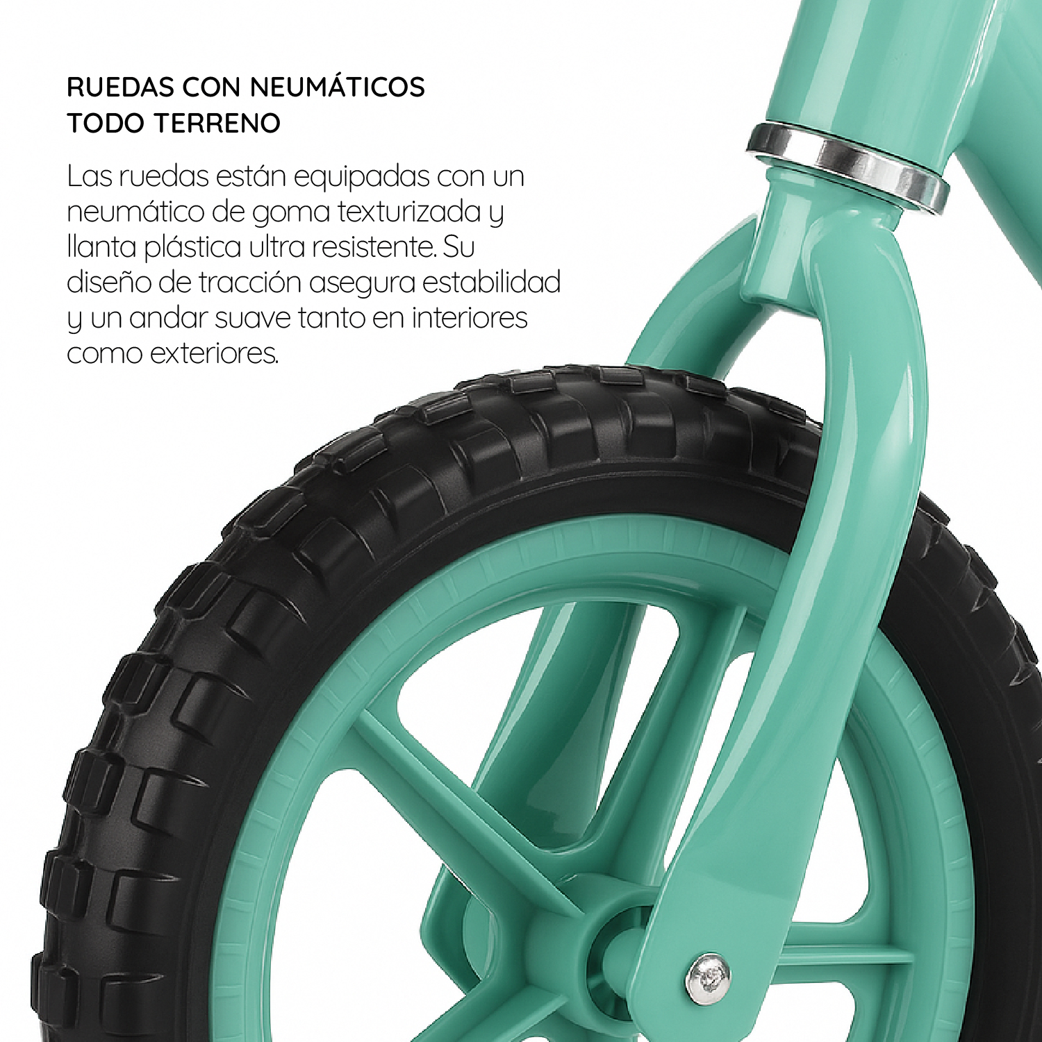 BICICLETA DE EQUILIBRIO INFANTIL LUCIO AZUL GLOWUP - 5