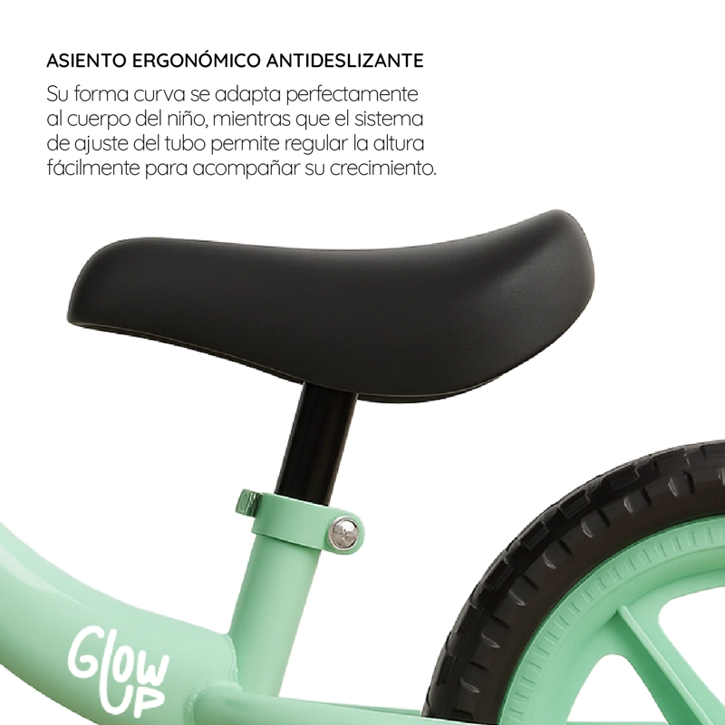 BICICLETA DE EQUILIBRIO INFANTIL VERDE LUCA GLOWUP - 4