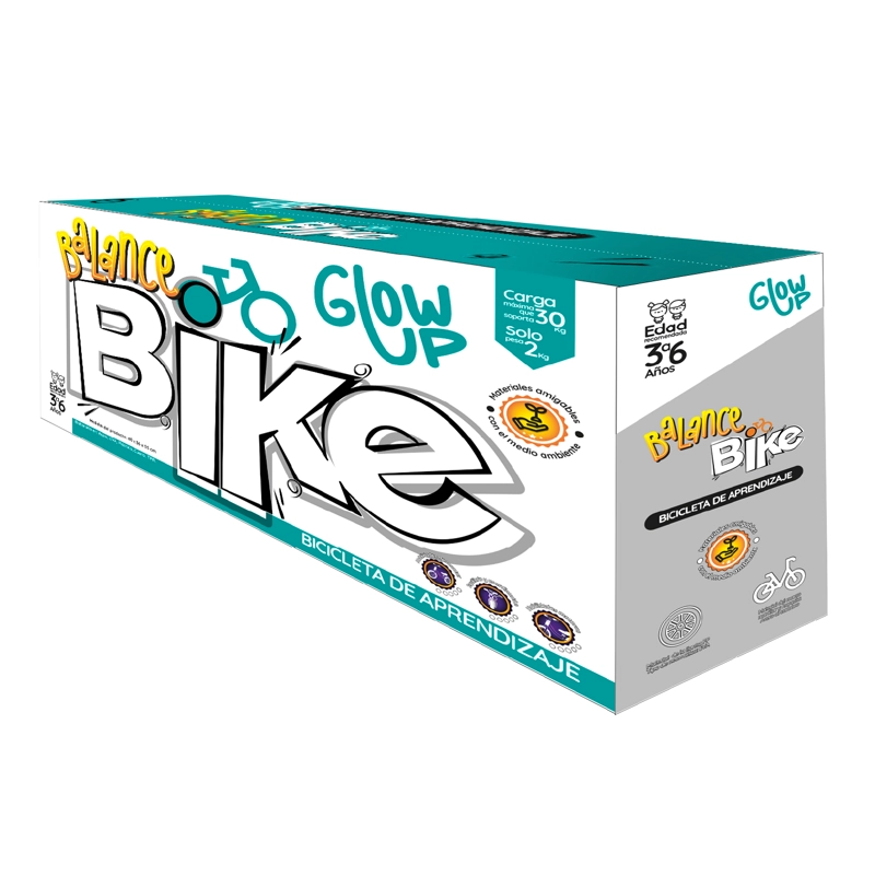 BICICLETA DE EQUILIBRIO INFANTIL VERDE LUCA GLOWUP - 9