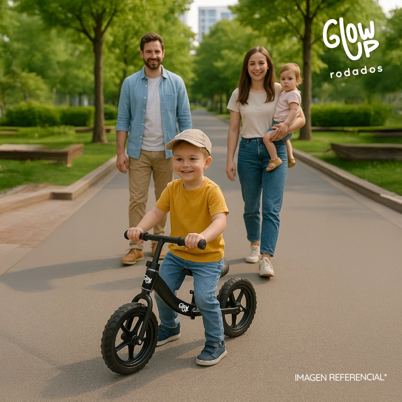 BICICLETA DE EQUILIBRIO INFANTIL ZIRO EN COLOR NEGRO GLOWUP - 6