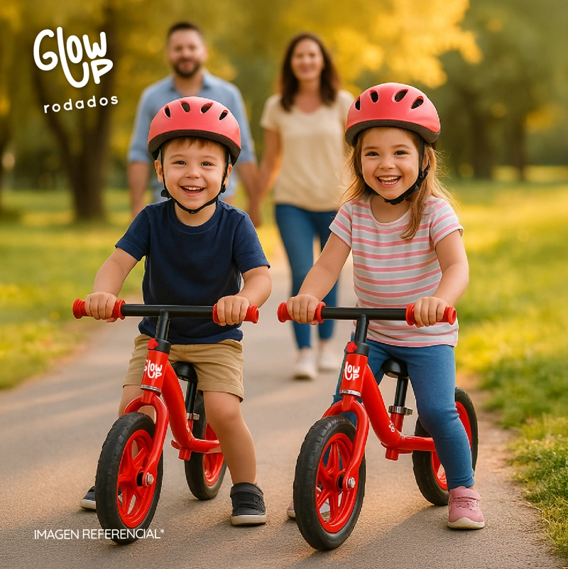 BICICLETA DE EQUILIBRIO INFANTIL EN COLOR ROJO DODO GLOWUP - 6
