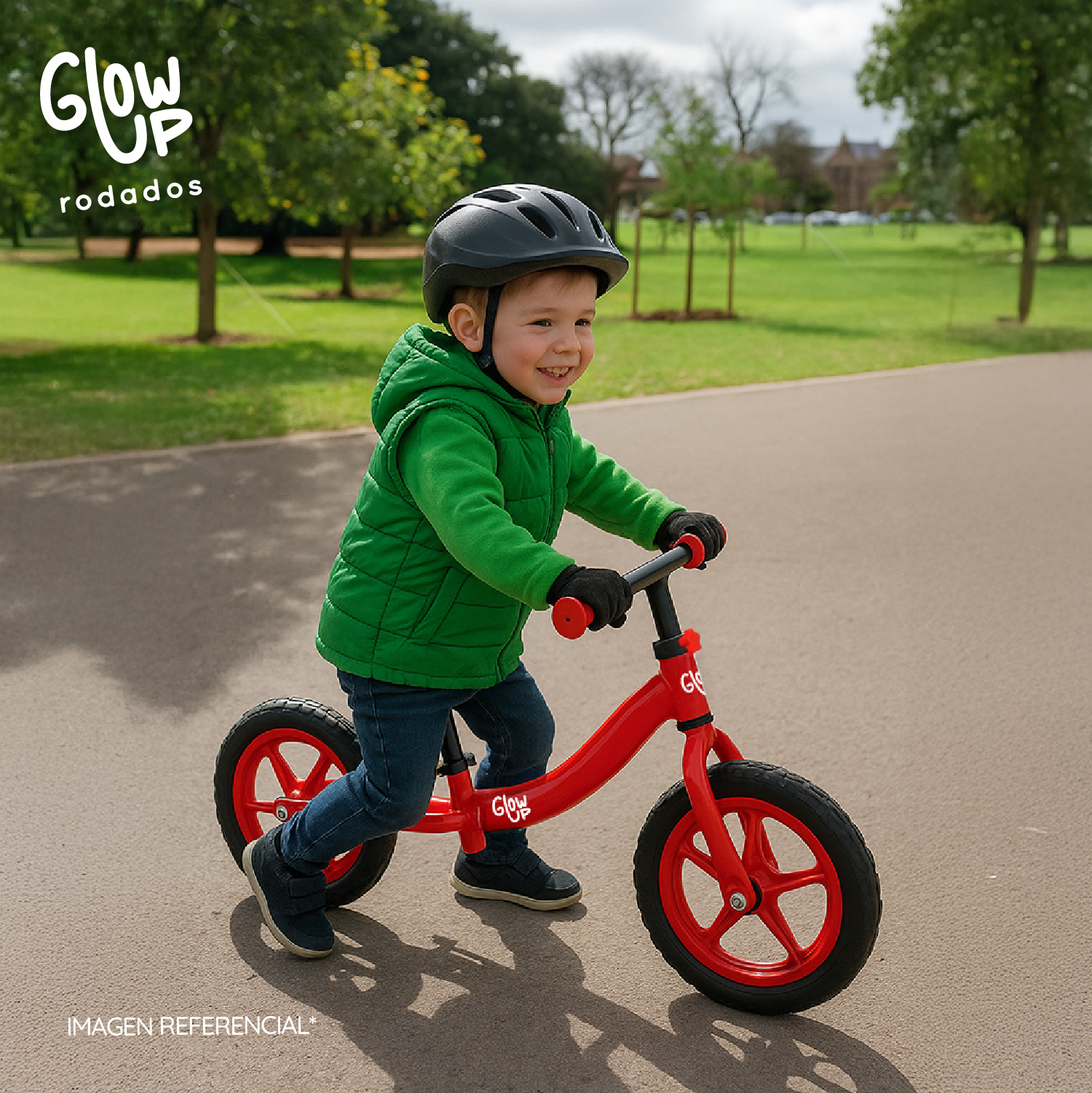 BICICLETA DE EQUILIBRIO INFANTIL EN COLOR ROJO DODO GLOWUP - 7