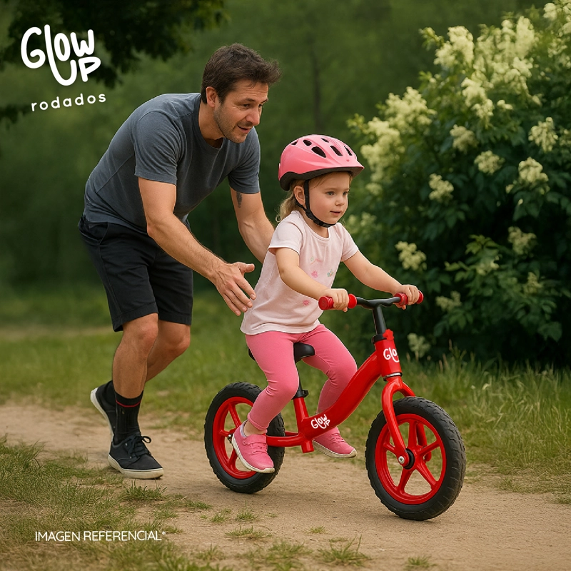 BICICLETA DE EQUILIBRIO INFANTIL EN COLOR ROJO DODO GLOWUP - 8