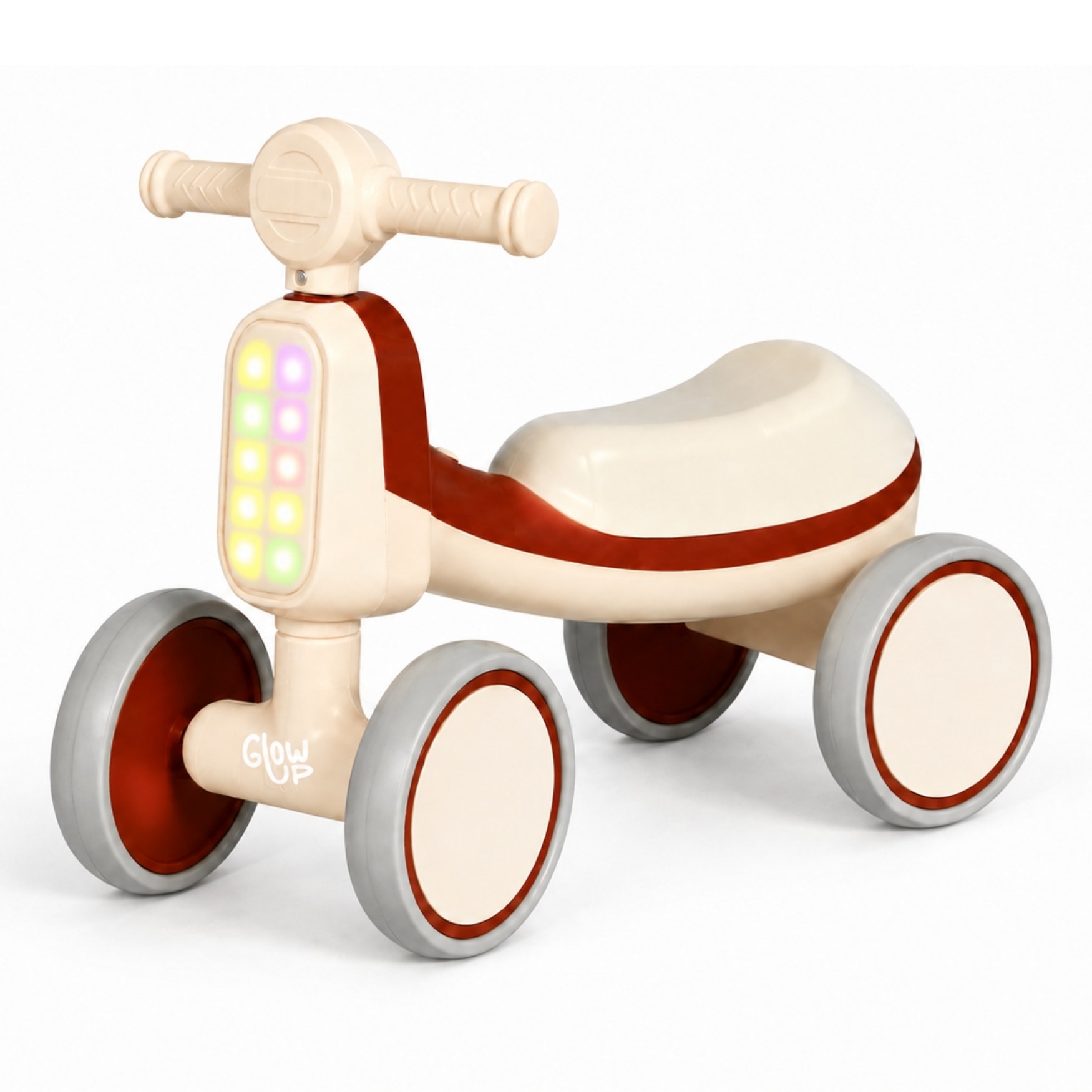 Cuatriciclo Infantil con Luz y Sonido Bambi Bordó GlowUp - 1