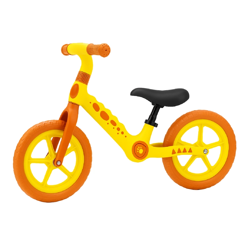 BICICLETA DE EQUILIBRIO INFANTIL SHGAT GIRA EN COLOR AMARILLO GLOWUP - 1