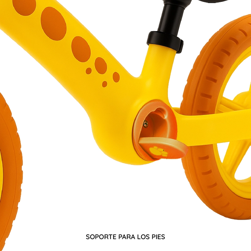 BICICLETA DE EQUILIBRIO INFANTIL SHGAT GIRA EN COLOR AMARILLO GLOWUP - 4