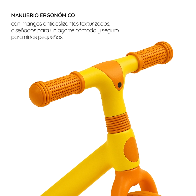 BICICLETA DE EQUILIBRIO INFANTIL SHGAT GIRA EN COLOR AMARILLO GLOWUP - 5