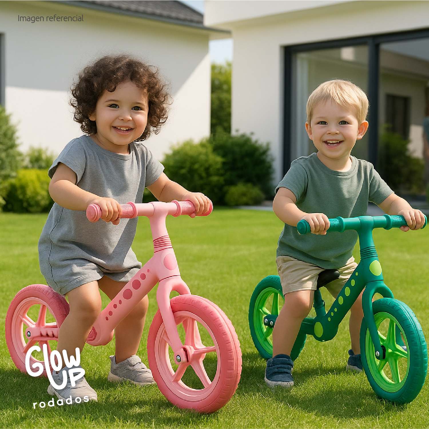 BICICLETA DE EQUILIBRIO INFANTIL SHGAT KOA ROSADA GLOWUP - 8