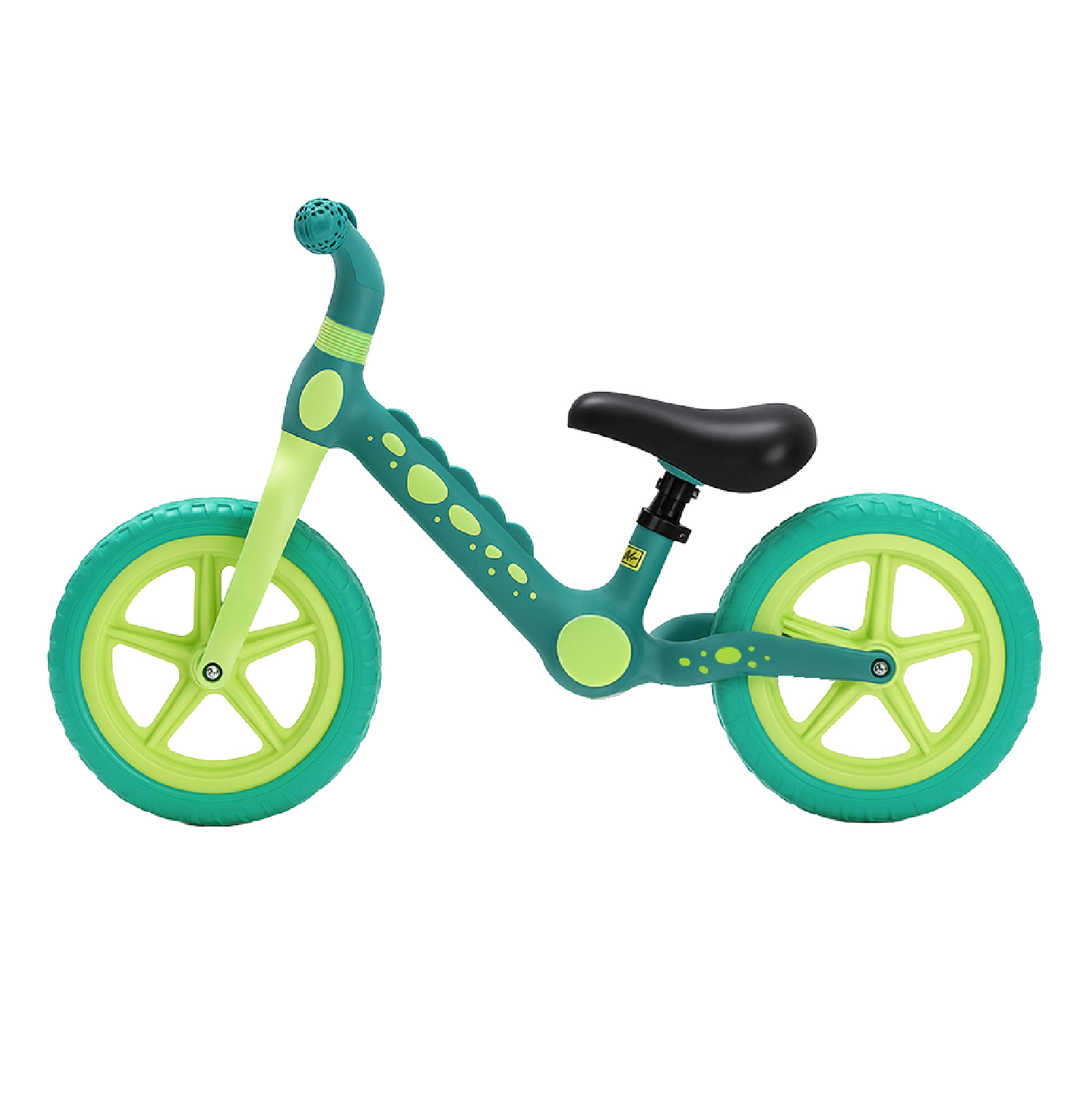 BICICLETA DE EQUILIBRIO INFANTIL SHGAT DINO VERDE GLOWUP - 1