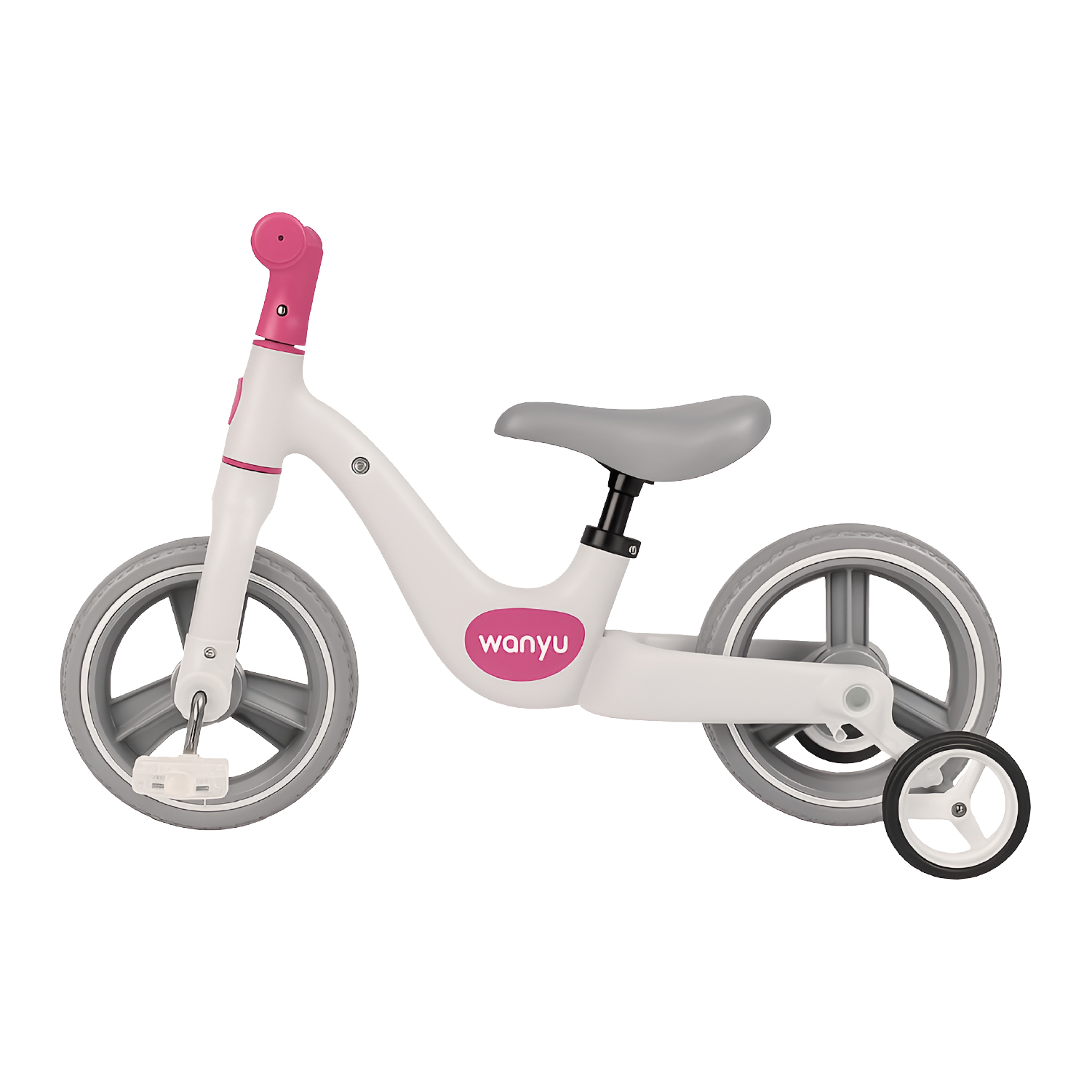 BICICLETA APRENDIZAJE NIÑO Y NIÑA WANYU AURA LUZ LED GLOWUP - 1