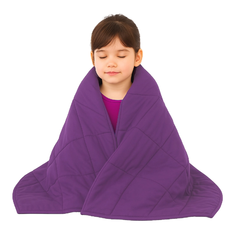 MANTA DE GRAVEDAD NIÑOS VIOLETA 2.3K 122x92 CM MANTA DE PESO - 10