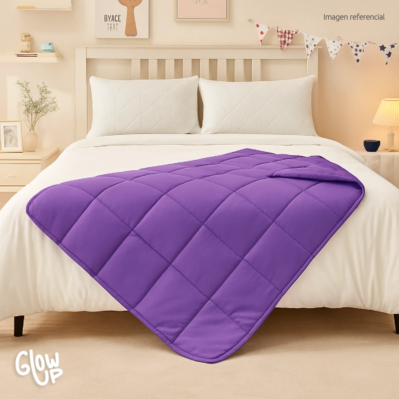 MANTA DE GRAVEDAD NIÑOS VIOLETA 2.3K 122x92 CM MANTA DE PESO - 7