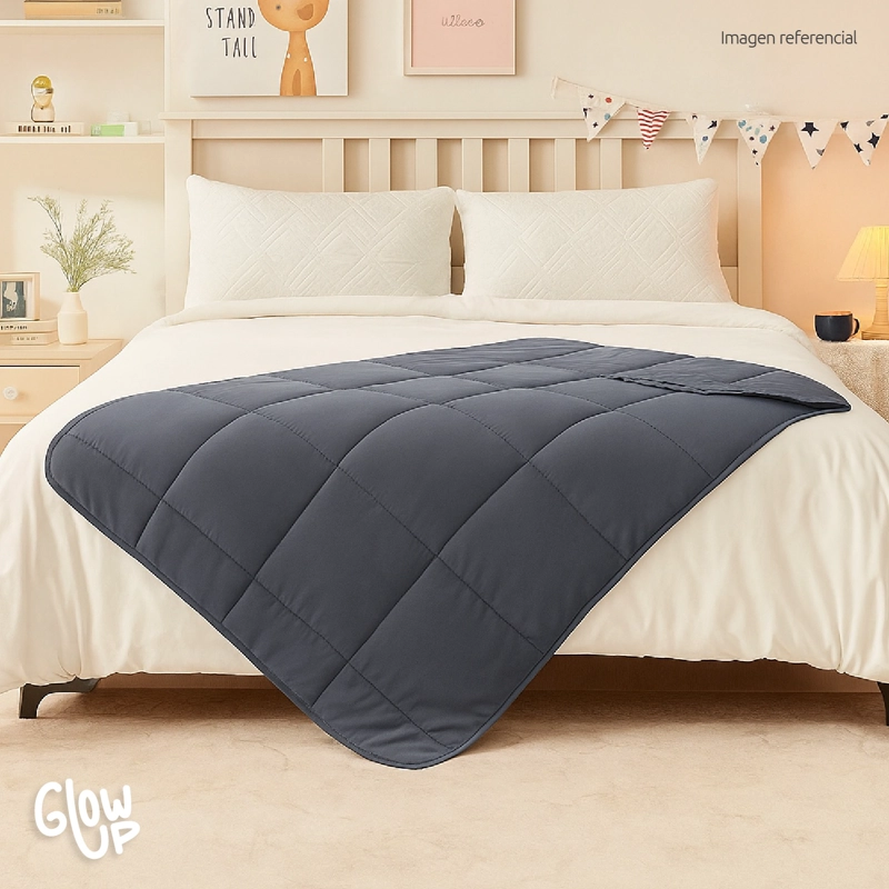 MANTA DE GRAVEDAD NIÑOS GRIS 4.5K 152x102 CM TRASTORNO SUEÑO - 7