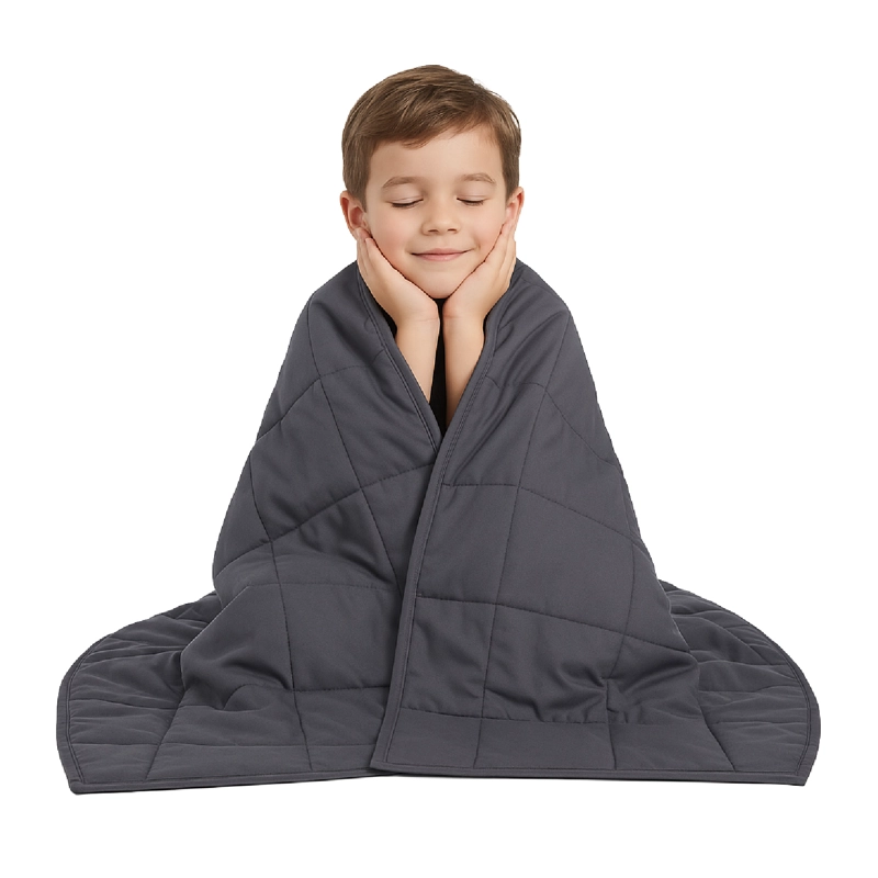 MANTA DE GRAVEDAD NIÑOS GRIS 4.5K 152x102 CM TRASTORNO SUEÑO - 9
