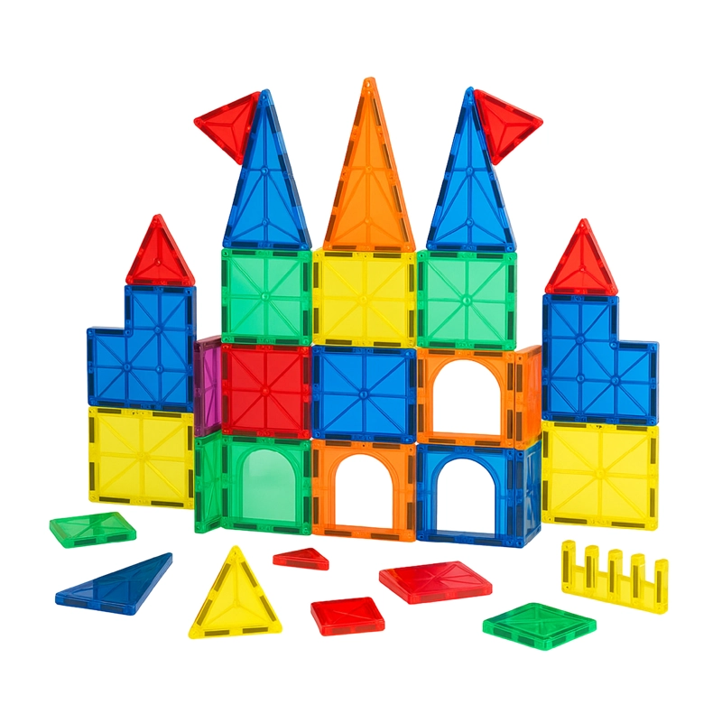 JUEGO DE BLOQUES CONSTRUCCIÓN MAGNÉTICOS 3D 60 PIEZAS GLOWUP - 1