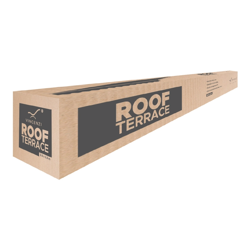 TOLDO RETRÁCTIL 400X250 CM GRAFITO BRAZO MANUAL PARA TERRAZA - 8