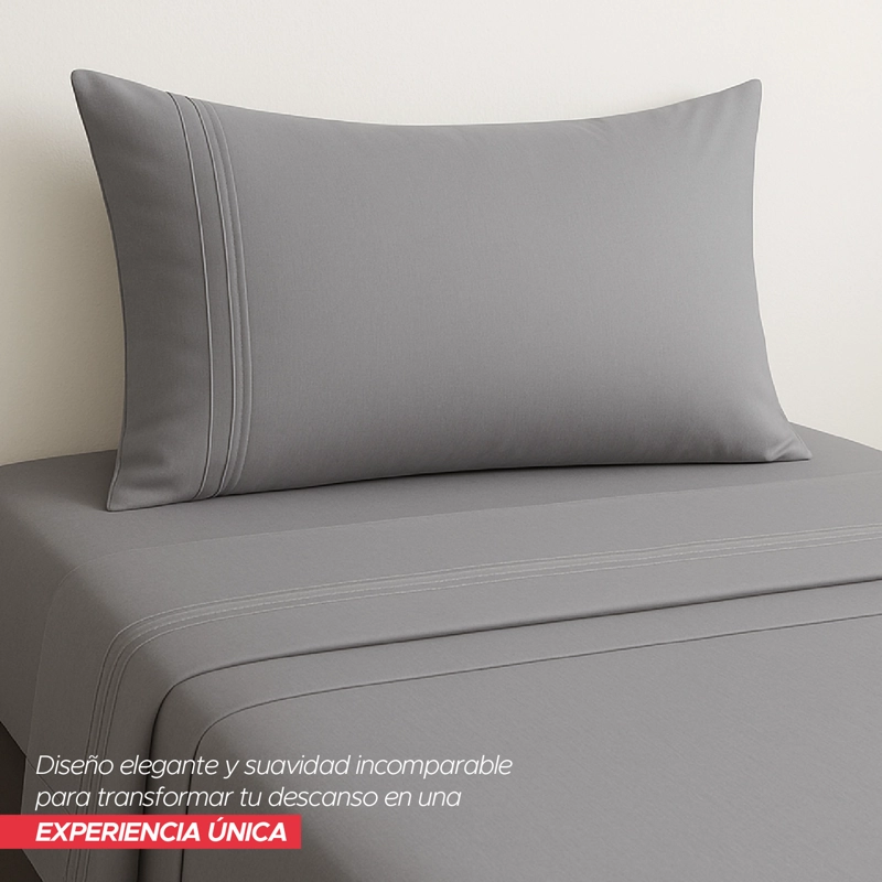 JUEGO DE SÁBANAS ULTRA SUAVE 1,5 PLAZAS VINCENZI - 6