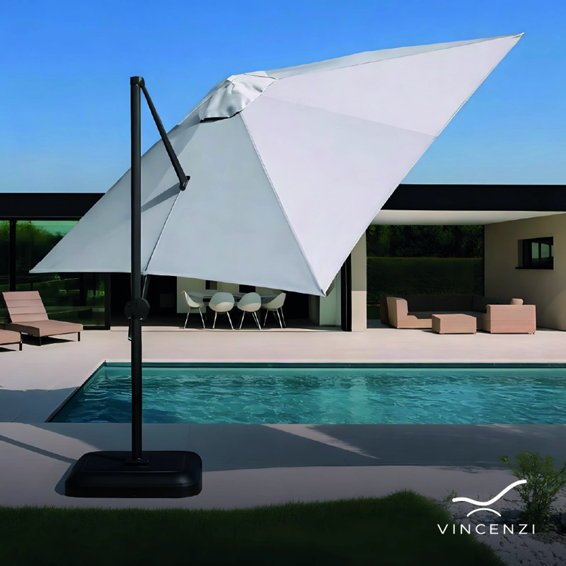 QUITASOL PARA TERRAZA LATERAL GRIS 360 VINCENZI - 2
