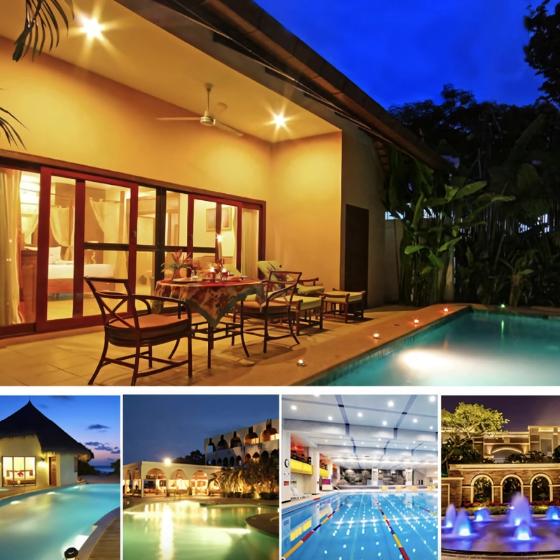 FOCO LED PISCINA 12W 7 COLORES CON CONTROL REMOTO HOMECLAF - 6