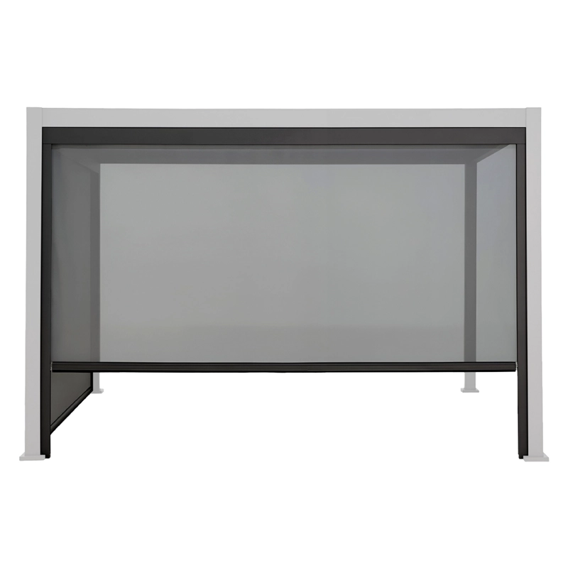 CORTINA MANUAL ZIPSCREEN VINCENZI 3,64 MTS PARA PE RGOLAS BIOCLIMATICAS - 1