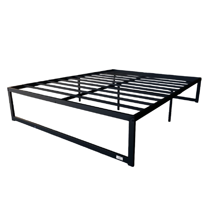 BASE PARA CAMA EUROPEA ACERO NEGRO 150X190 CM 2 PZA VINCENZI - 1