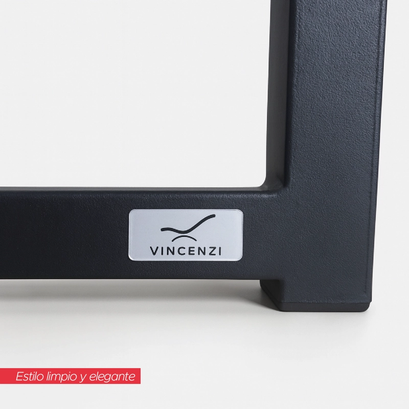 BASE PARA CAMA EUROPEA ACERO NEGRO 180X200 CM KING VINCENZI - 3