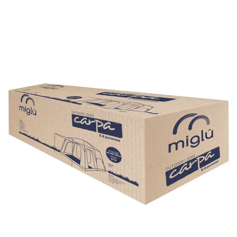 CARPA CAMPING IMPERMEABLE 6-8 PERSONAS MIGLU - 9
