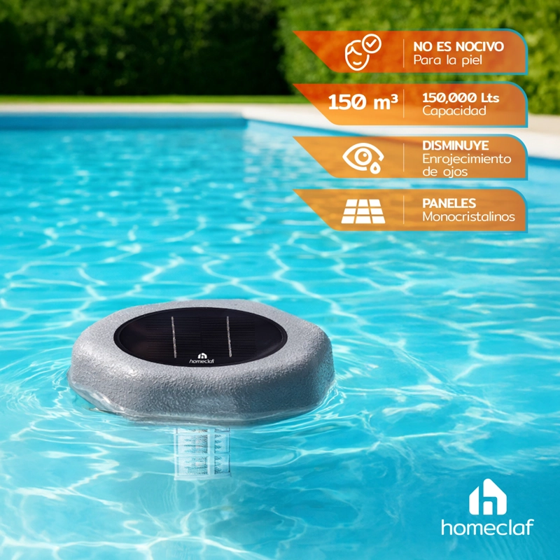 IONIZADOR SOLAR HEXAGONAL PARA PISCINA 150000 LTS HOMECLAF - 3